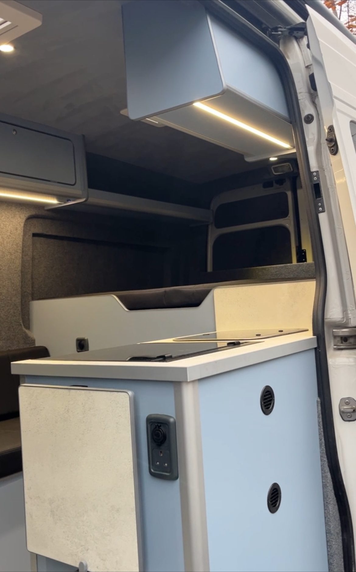VW Crafter Conversions into a camper van with space for bikes2