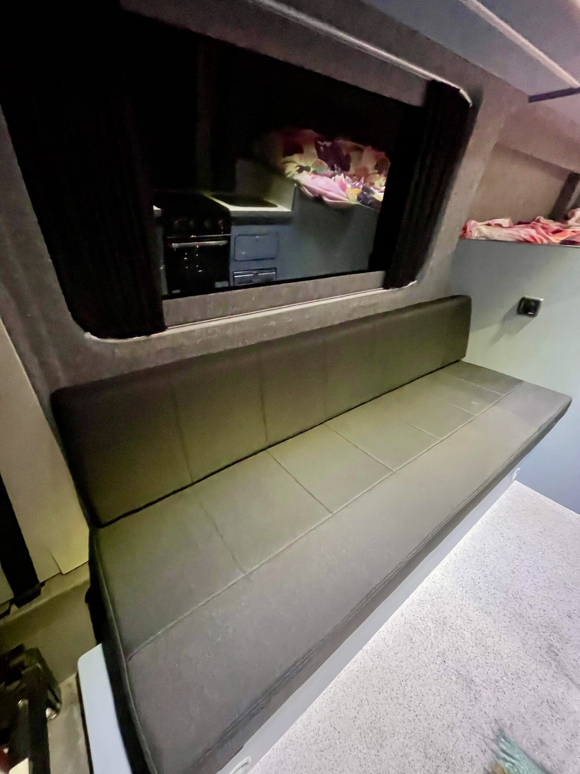 VW Crafter Conversions into a campervan with overhead storage